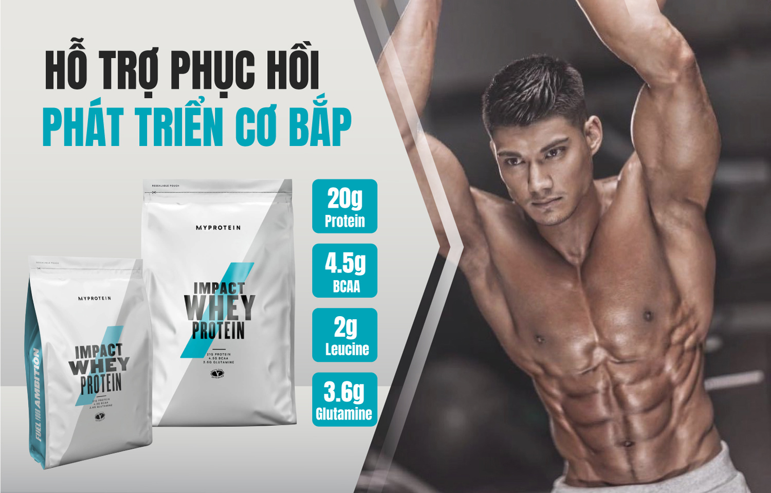 Sữa Bột Tăng Cơ MyProtein Impact Whey Protein 1kg