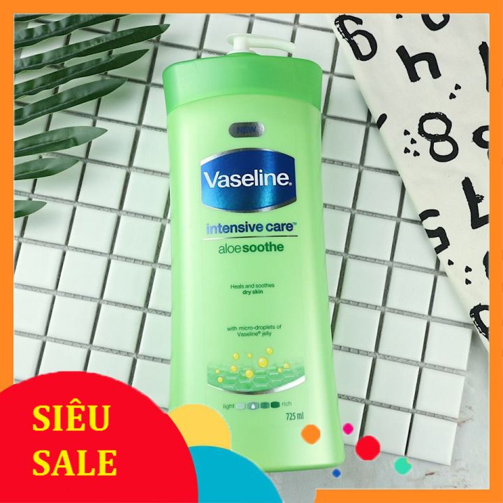 DƯỠNG THỂ VASELINE ALOE SOOTHE 725ML