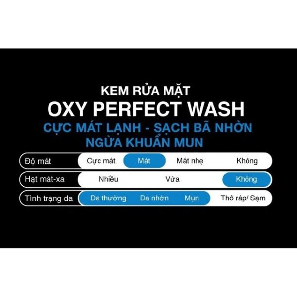 Kem Rửa Mặt Oxy Perfect Wash 100G - Oxperfect