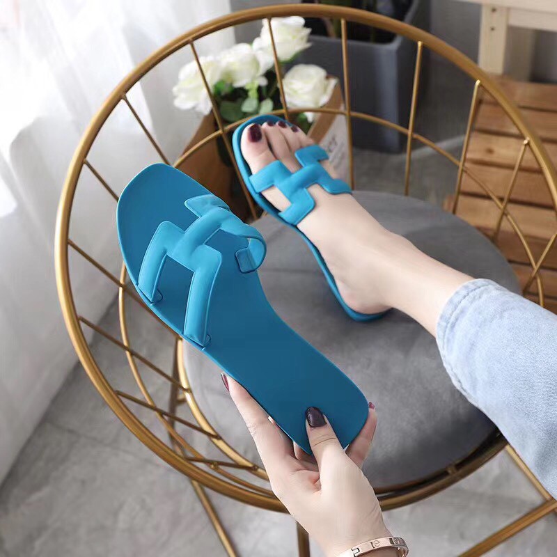 Dép Chữ H Trơn Nhựa Mới Về