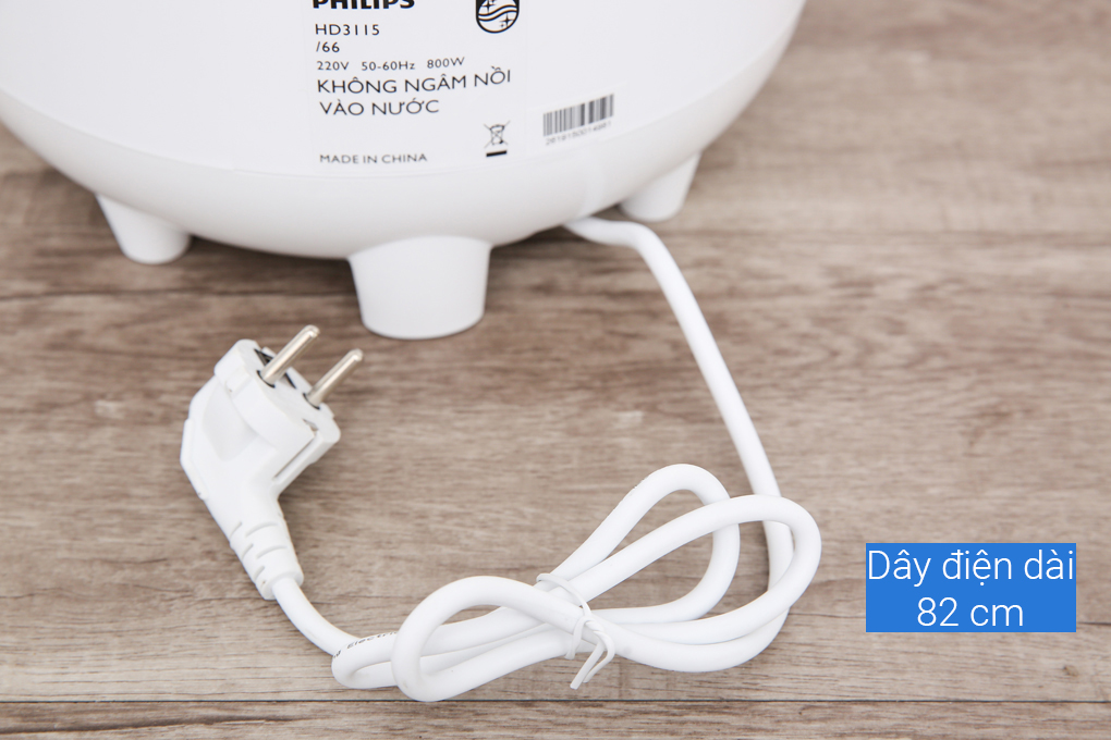 [HCM]Nồi cơm điện Philips 1.8 lít HD3115/66