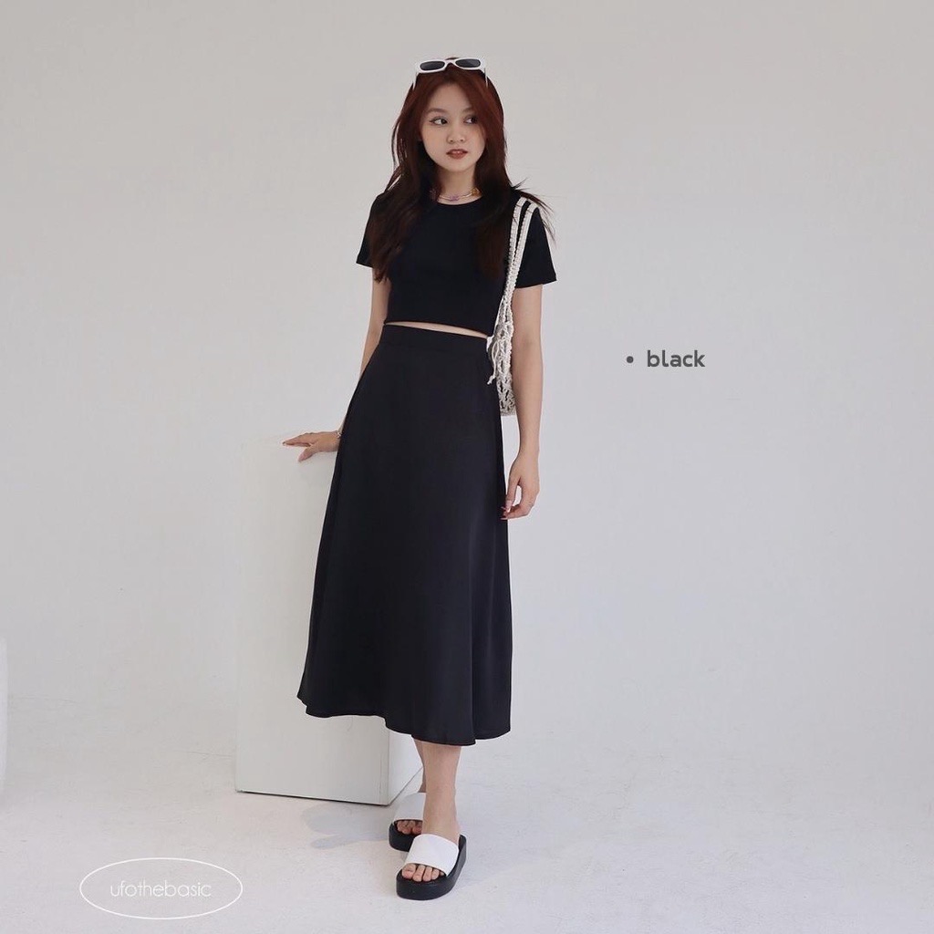 [Nhập LAZLOOK99 GIẢM 100K/500K] [Hoàn tiền 20%] Áo croptop chất borib co giãn tốt freesize - Borib Croptop - by ufo.thebasic
