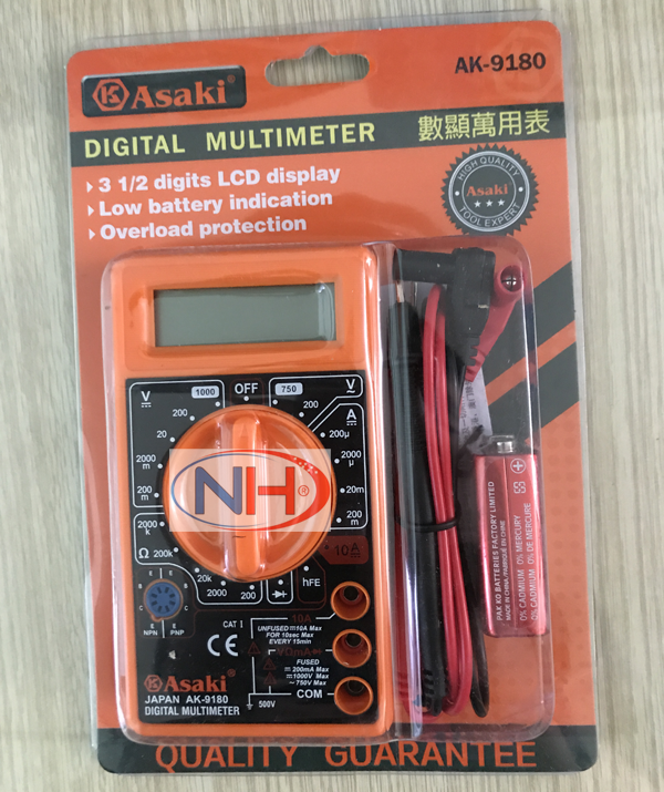 Đồng hồ vạn năng Asaki AK-9180