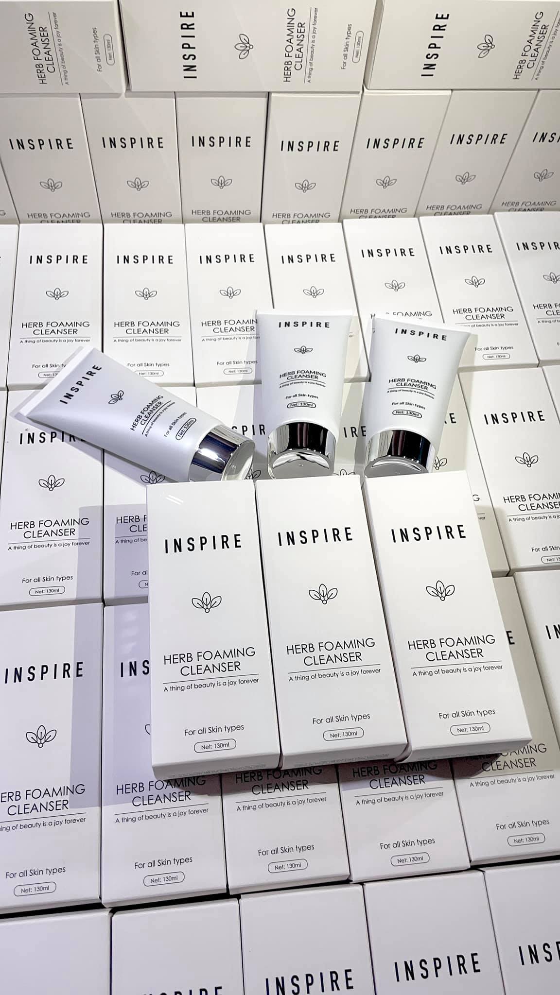 Sửa rửa mặt thảo dược INSPIRE ( mua 1 được 2 )
