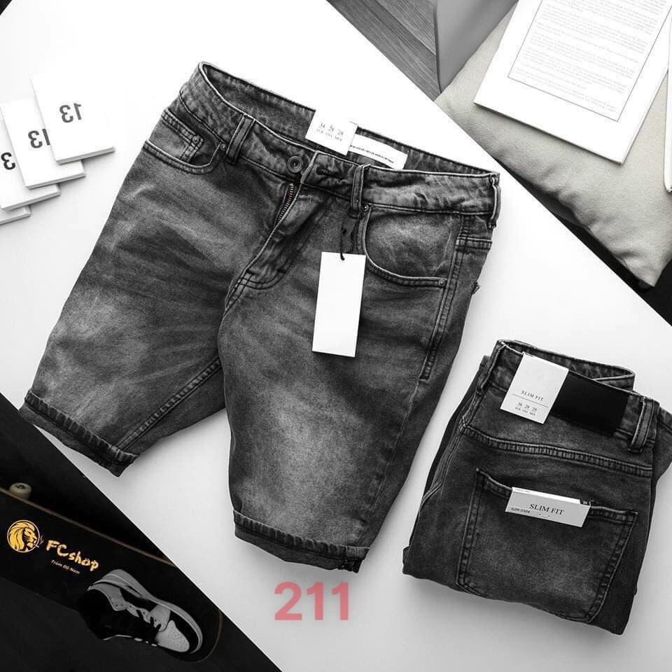[HCM]Quần short jean nam cao cấp - quần jean lửng nam họa tiết - quần ngố jean rách co giãn chất đẹp xuất sắc thời trang cheryshop94 cr211