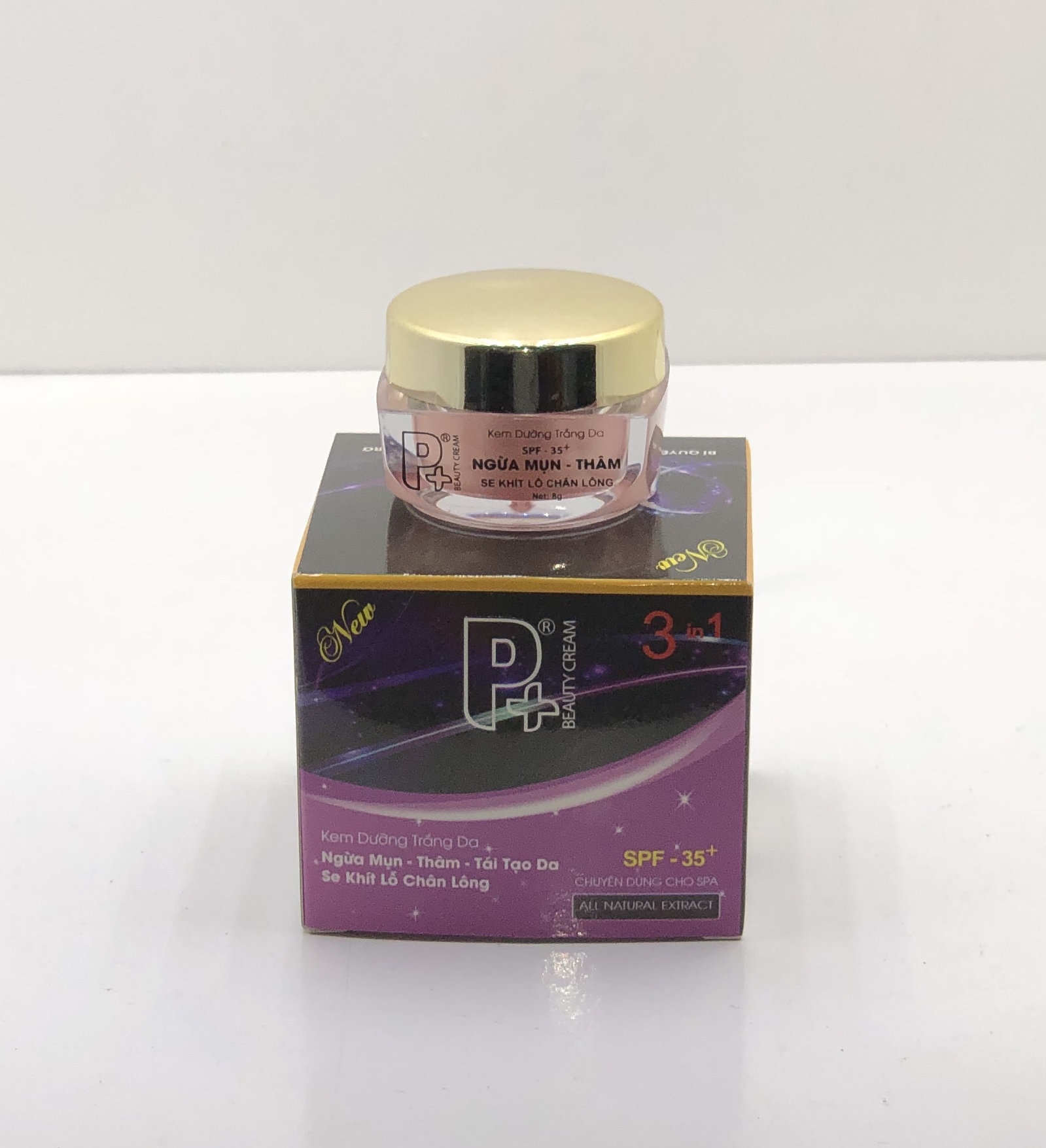 Kem P+Dưỡng Trắng Da Ngừa Mụn 8g