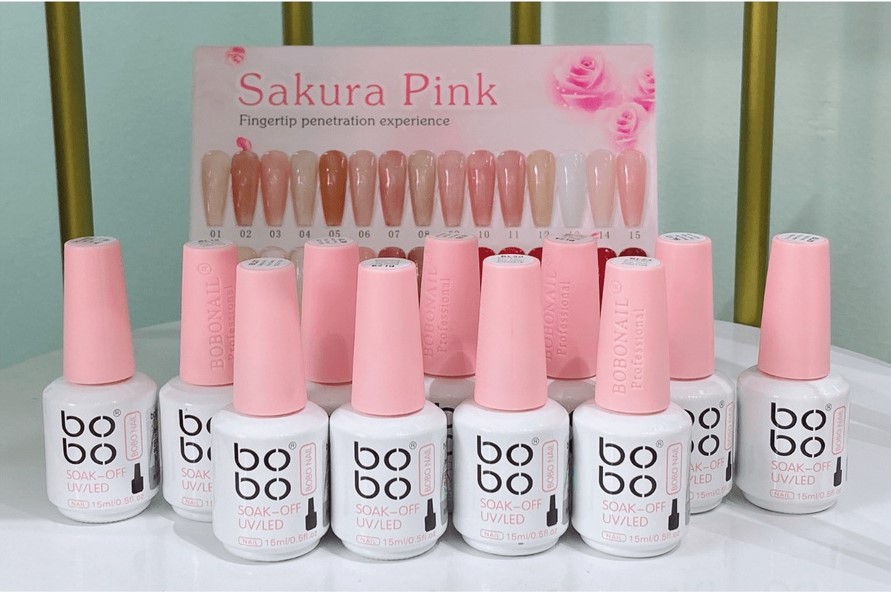 [ Mã màu 1 -> 15 ] Sơn Móng Thạch Bobo Set 30
