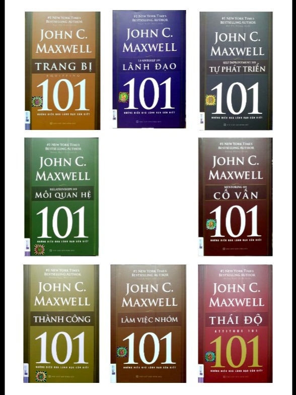 Combo bộ sách 101 Jonh C.Maxwell-"Tầm" của người thành công