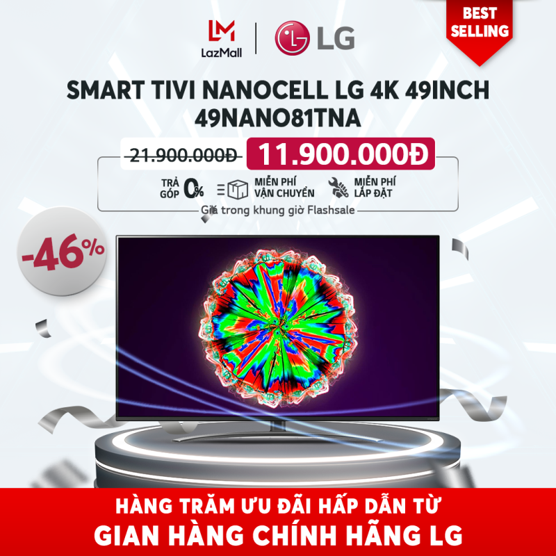 Bảng giá [FREESHIP 500K TOÀN QUỐC] Smart Tivi NanoCell LG 4K 49inch 49NANO81TNA - Hãng phân phối chính thức