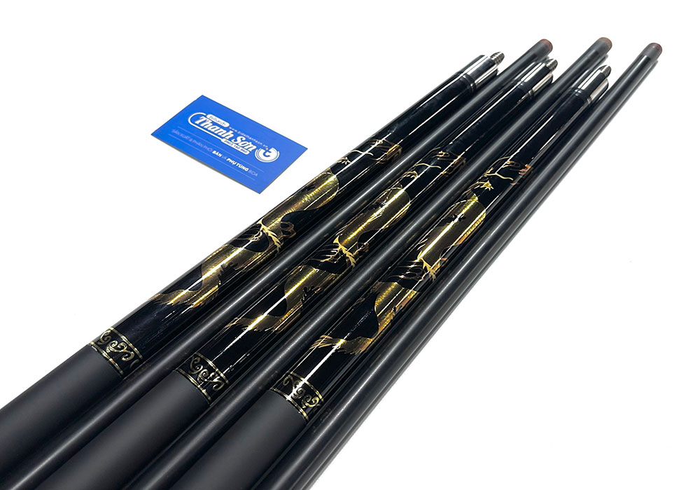 CƠ BIDA LỖ , LÍP PHỦ CARBON RỒNG [ BAO CƠ + BAO TAY ]