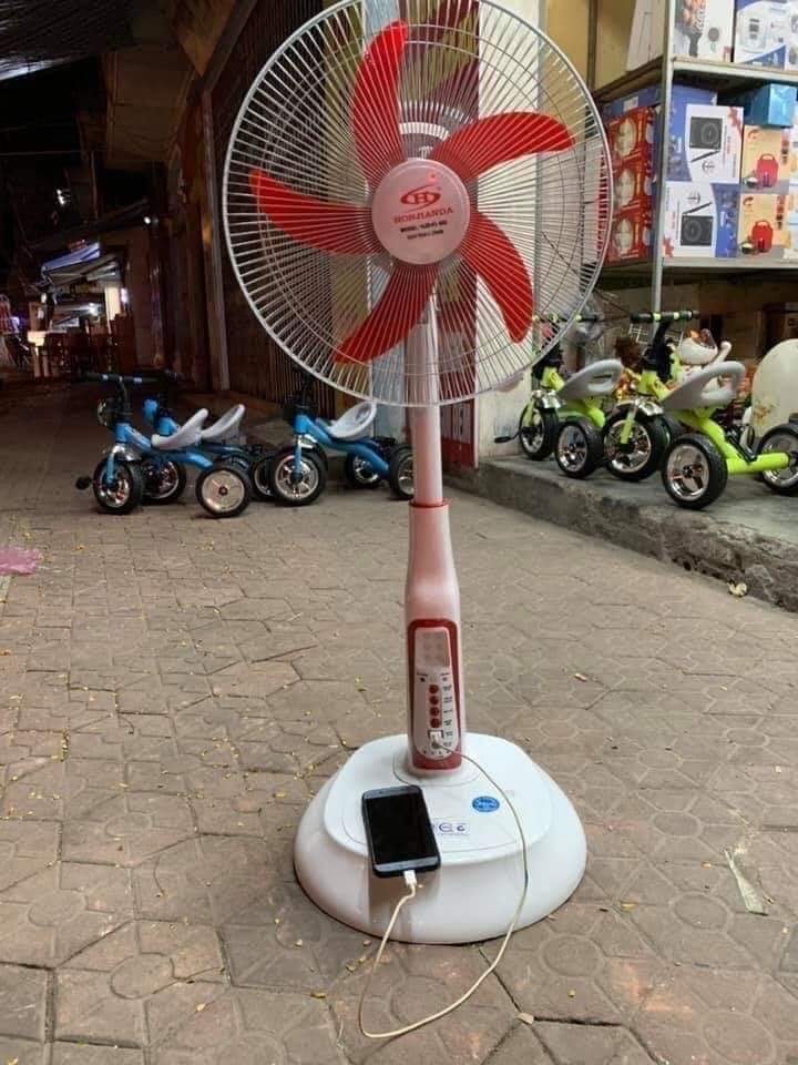 quạt sạc tích điện Honjanda HJD- FL602
