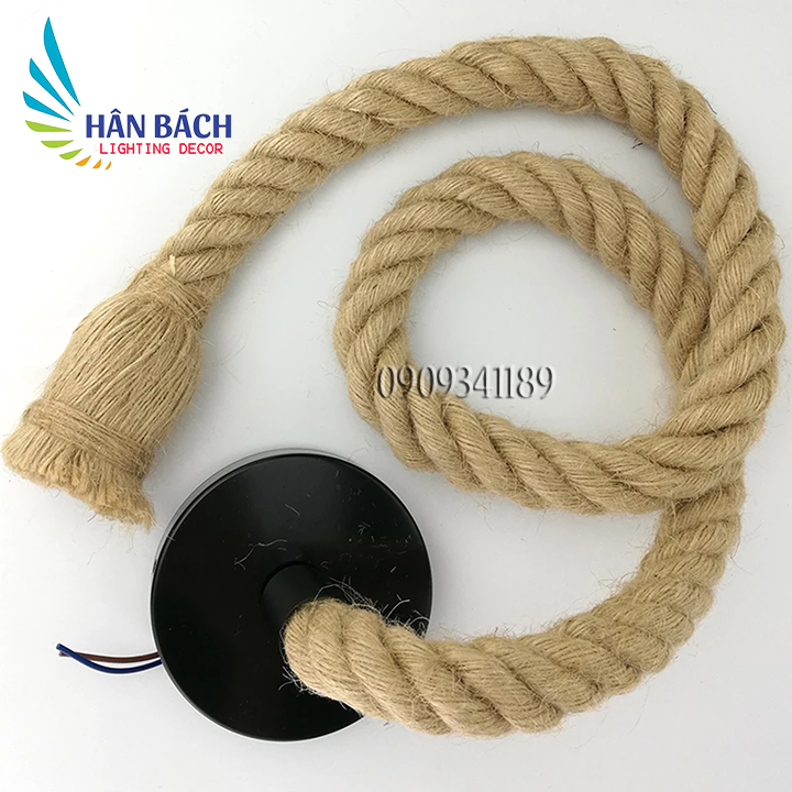 [HCM]Đèn thả dây thừng một dây 1m