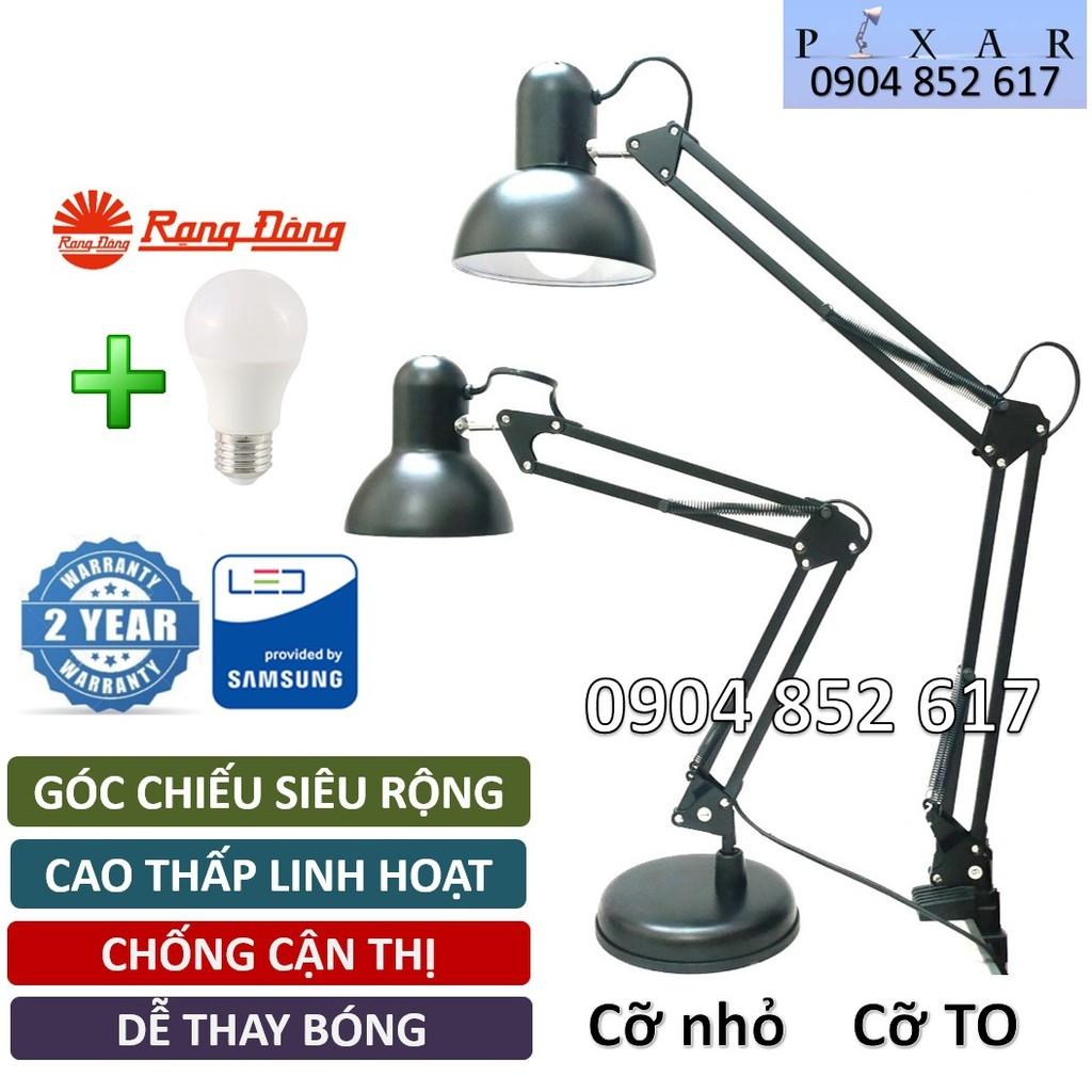 Đèn học kẹp bàn Pixar, bóng LED Rạng Đông, LEDChip SAMSUNG , Bảo hành 2 năm.