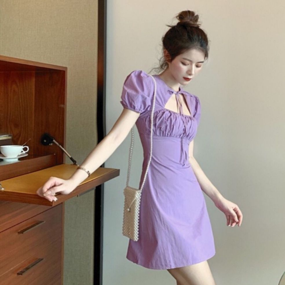 [HCM]Đầm tay phồng hở