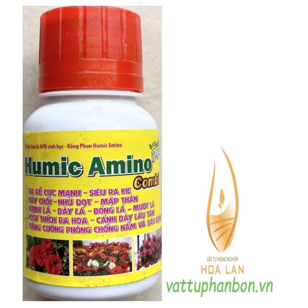 Humic amino combi phân bón lá npk sinh học - #227a# 50ml