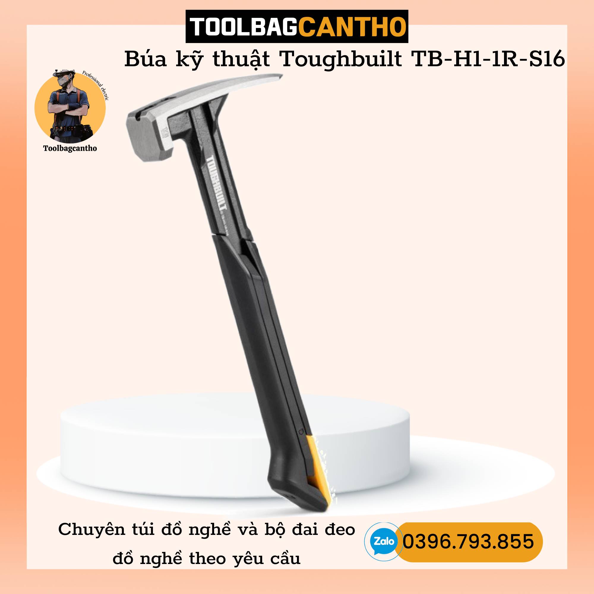 Búa kỹ thuật toughbuilt tb-h1-1r-s16