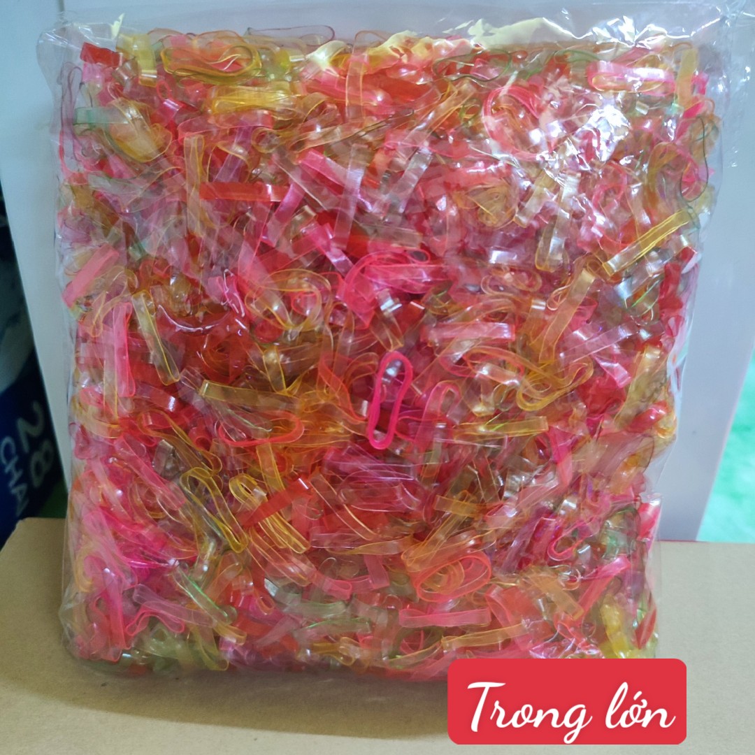500 gam dây thun ( chun ) cột tóc đa năng đủ màu sắc bảng LỚN.