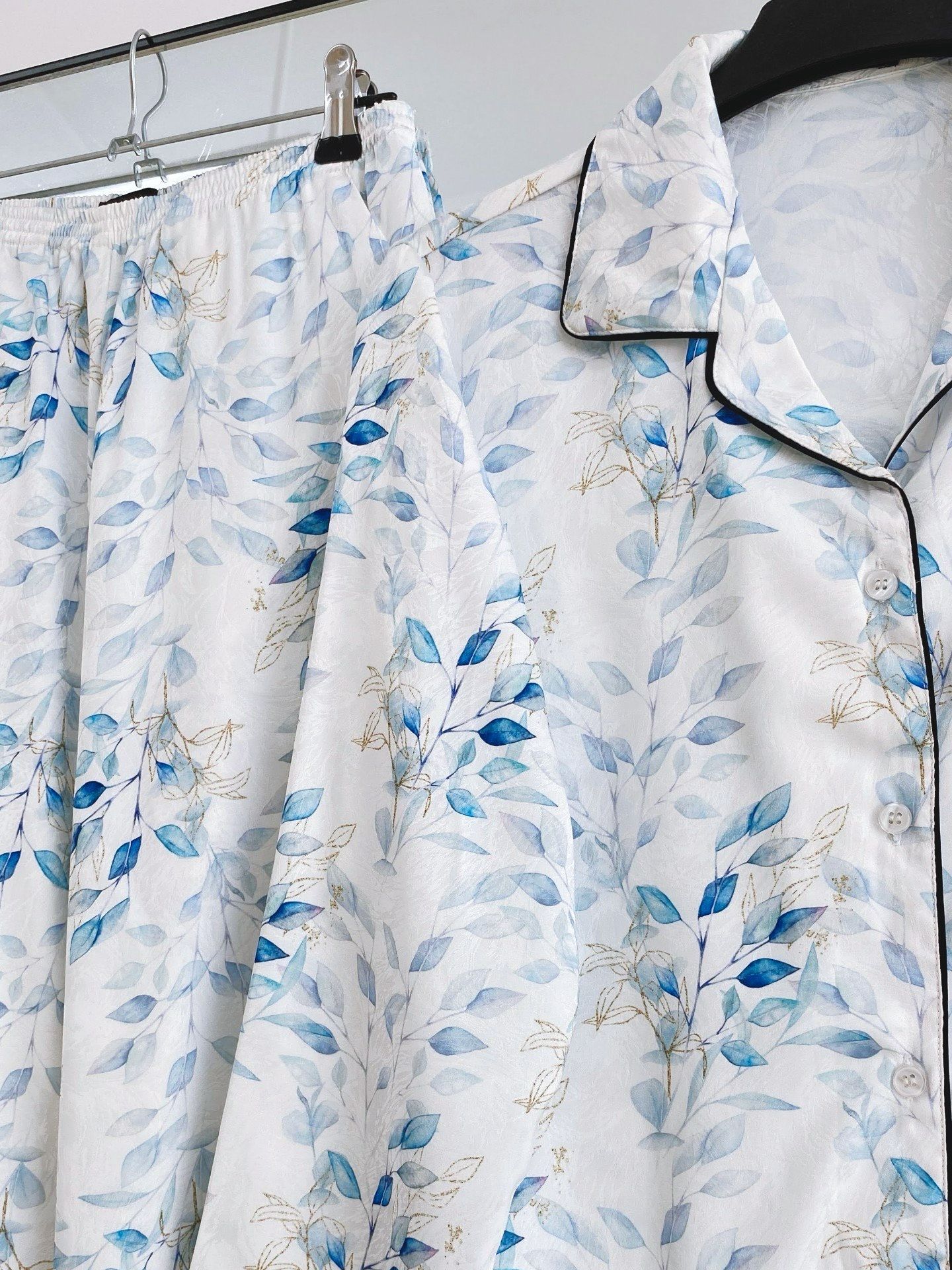 VIBES Pijama dài tay Lụa gấm Lucie Long Sleeve Py Set