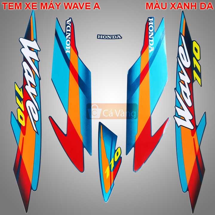 [HCM]Tem xe MÁY WAVE 110 MÀU DA