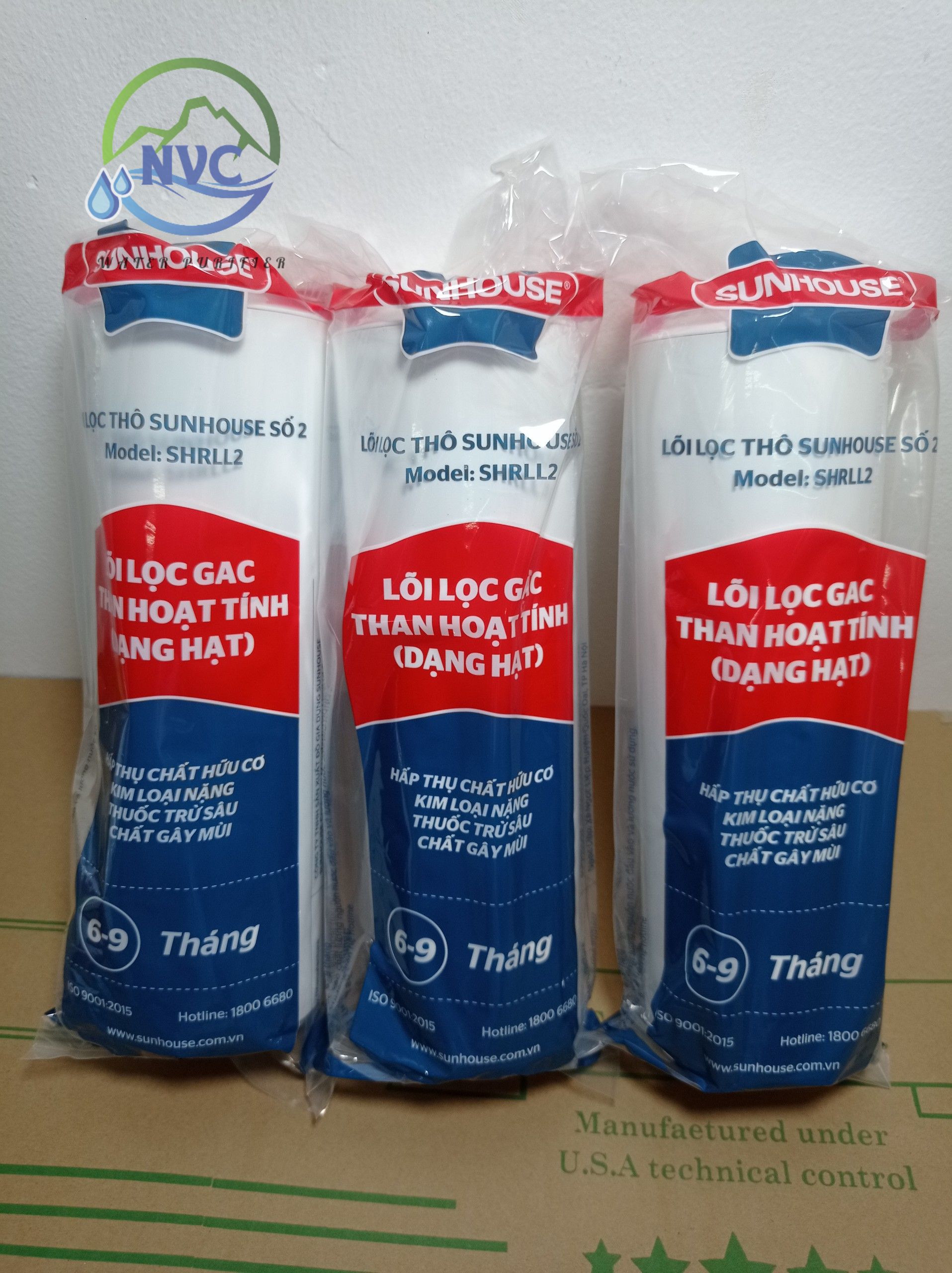 Bộ 3 Lõi Lọc Thô Sunhouse 123