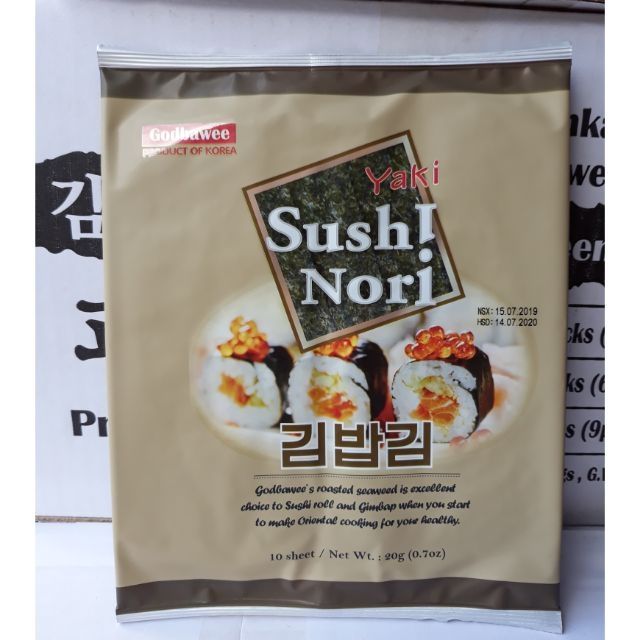 Combo 5 bịch tảo cuộn cơm Yaki susi 20g