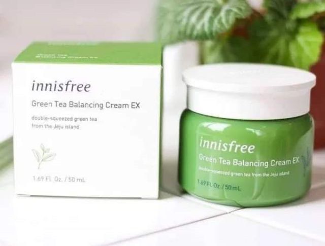 [HCM]kem dưỡng sáng da cấp ẩm Innisfree Green Tea