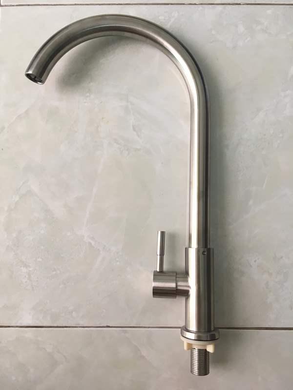 [HCM]Vòi rửa bát chén (chỉ lạnh) INOX SUS 304 ống phi 18