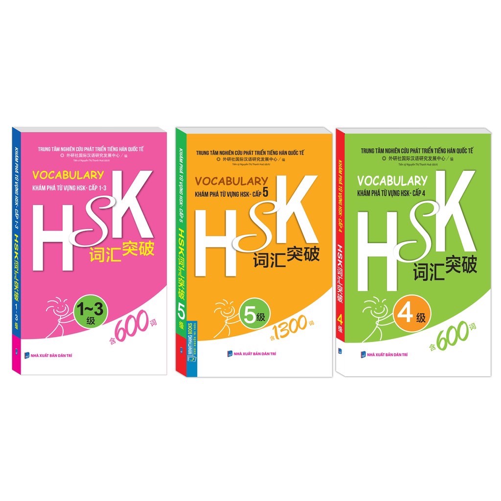 Sách - combo vocabulary khám phá từ vựng hsk 1-5