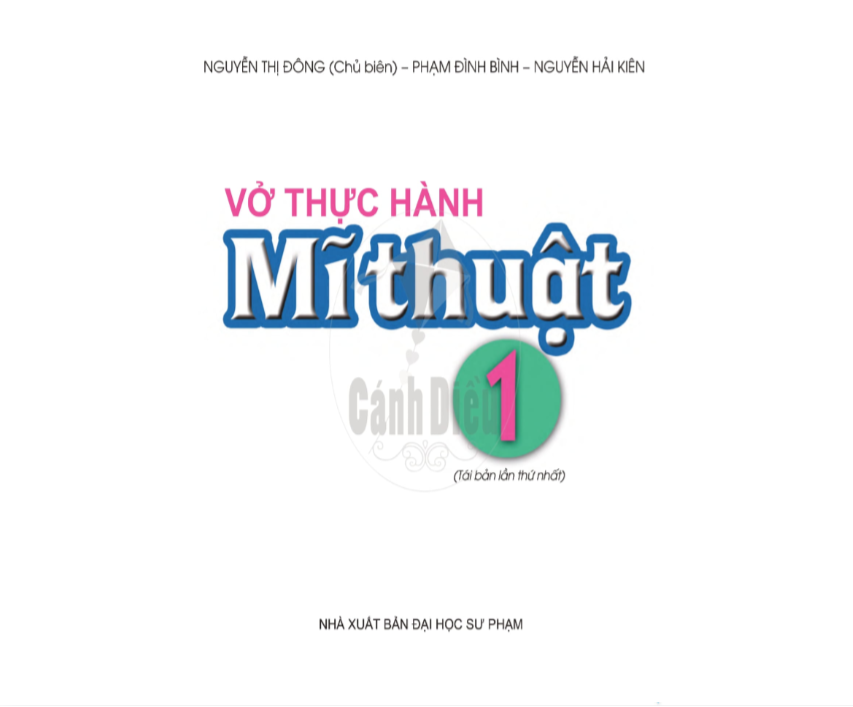 Vở Thực Hành Mĩ Thuật lớp 1 - Cánh Diều