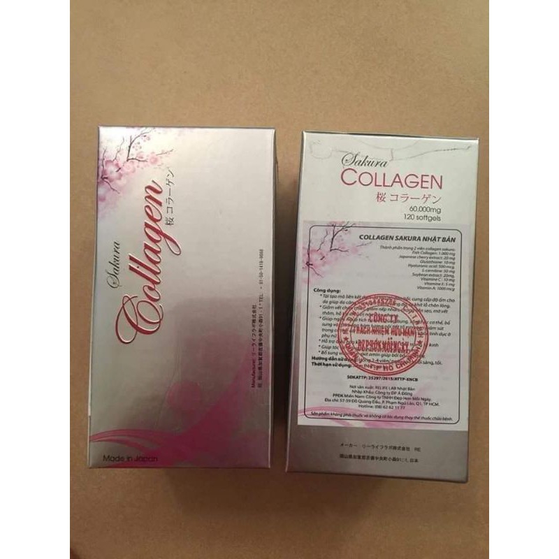 Colagen sakura nhật bản