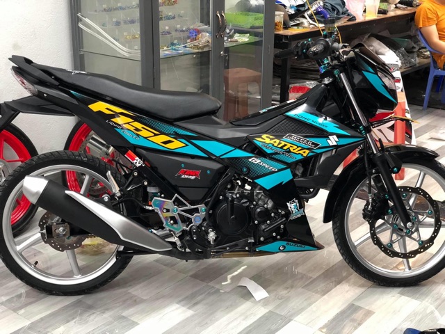 Tem rời Satria Xanh Lục Bảo