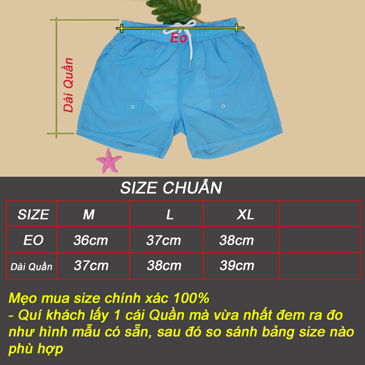 [HCM]Quần shorts nam siêu mỏng vải dù - A029
