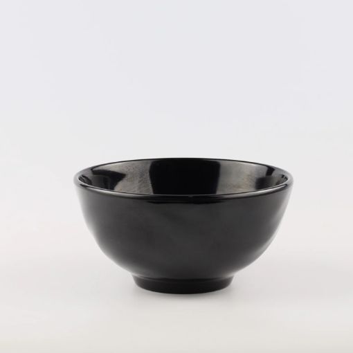 Chén Cơm Melamine Màu , Màu Trắng, Màu Nâu