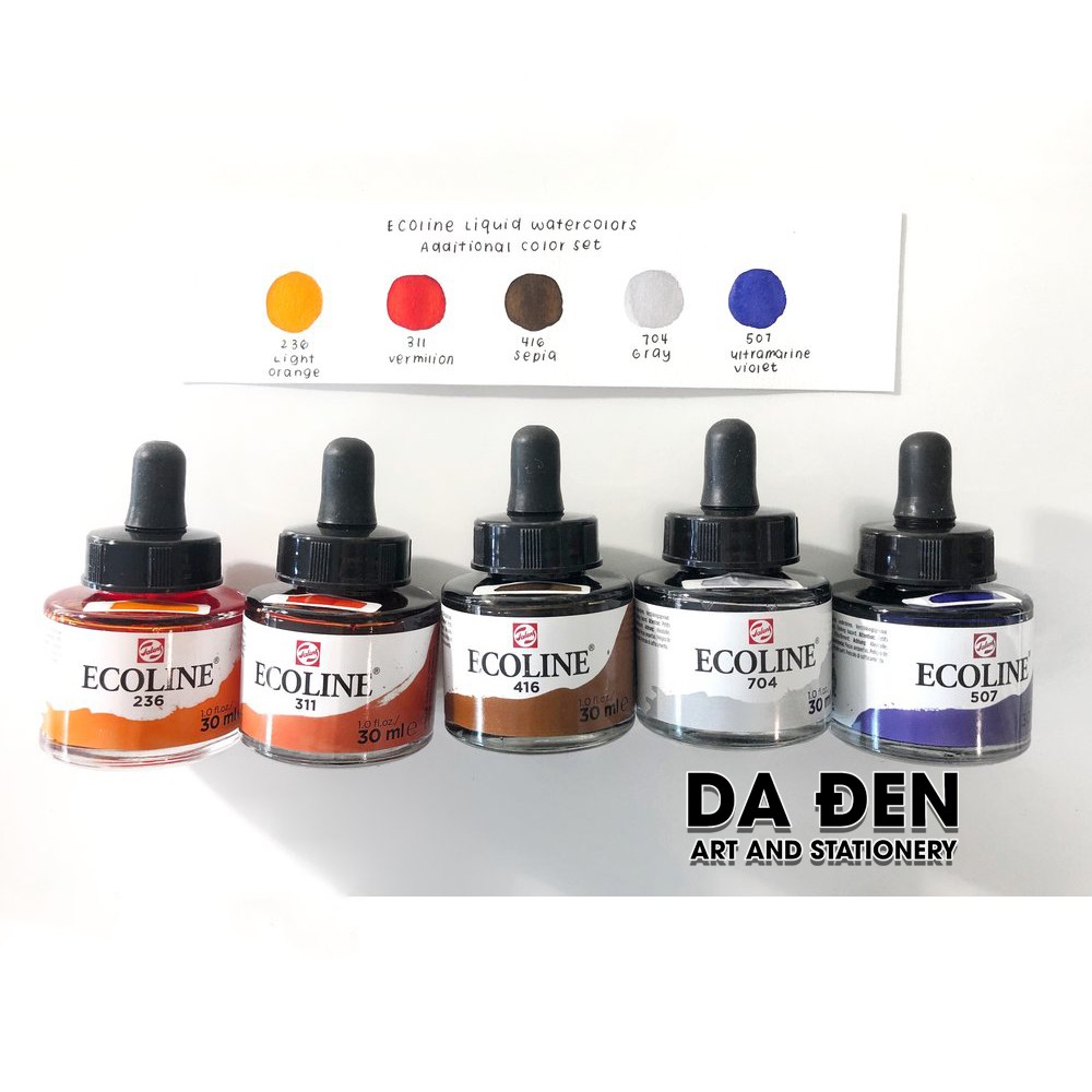 Bộ Mực Ecoline Additional 5 Màu