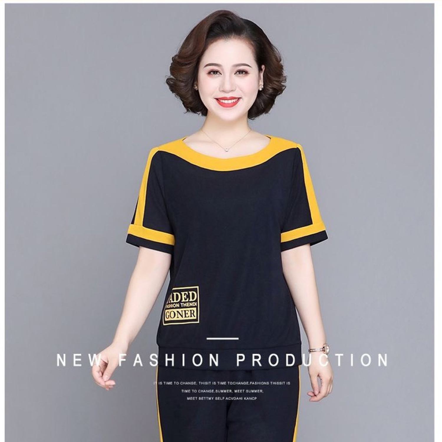 [FreeshipMAX] Đồ bộ trung niên mặc nhà  cho bà cho mẹ