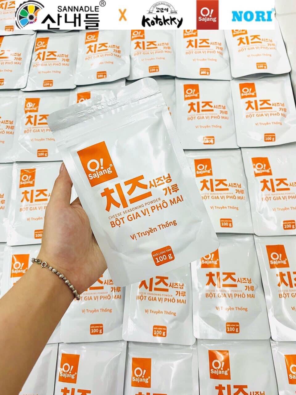 Bột phô mai lắc Sajang Hàn Quốc 100g