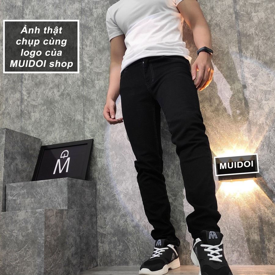 [HCM]Quần jean nam co giãn Muidoi Q98 (Đen)