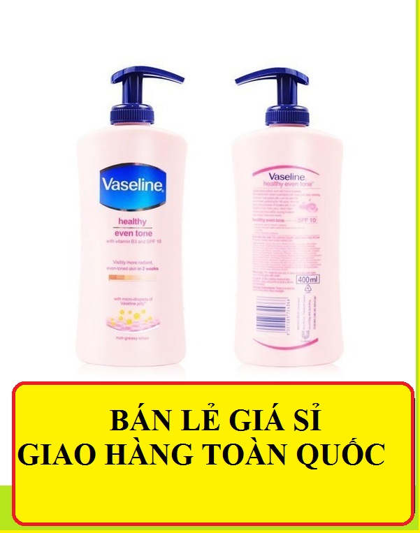 Sữa Dưỡng Thể Vaseline Healthy White Even Tone 400ml(Hàng nội địa)