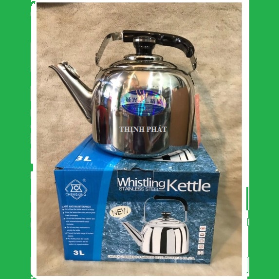 Ấm đun nước inox kettle từ 2.5l / 3L / 4 L/ 5l ( loại dày tốt)
