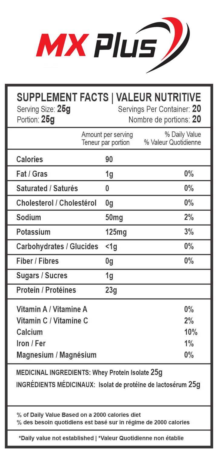 TĂNG CƠ MXPLUS WHEY ISOLATE PROTEIN 500G