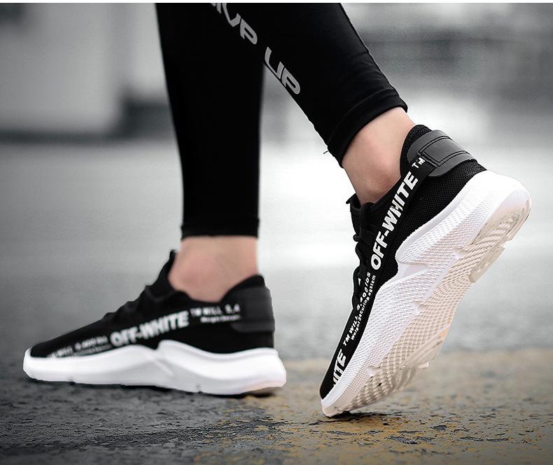Giày sneaker nam hàn quốc cao cấp OFFWHITE (đen trắng) siêu hot  (Giá Hủy Diệt)