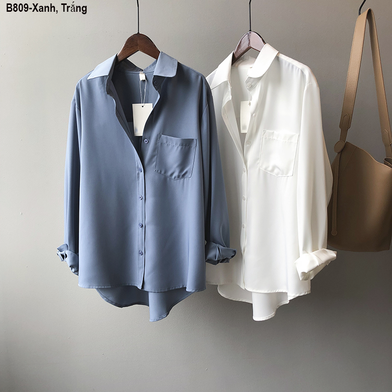 [HCM]B809- ÁO sơ mi form rộng cao cấp