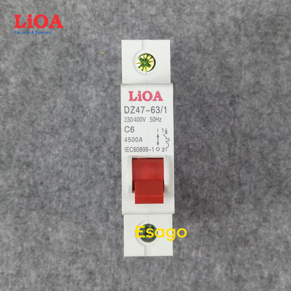 [HCM][6A] Cầu dao tự động (APTOMAT) LiOA 6A loại 1 cực