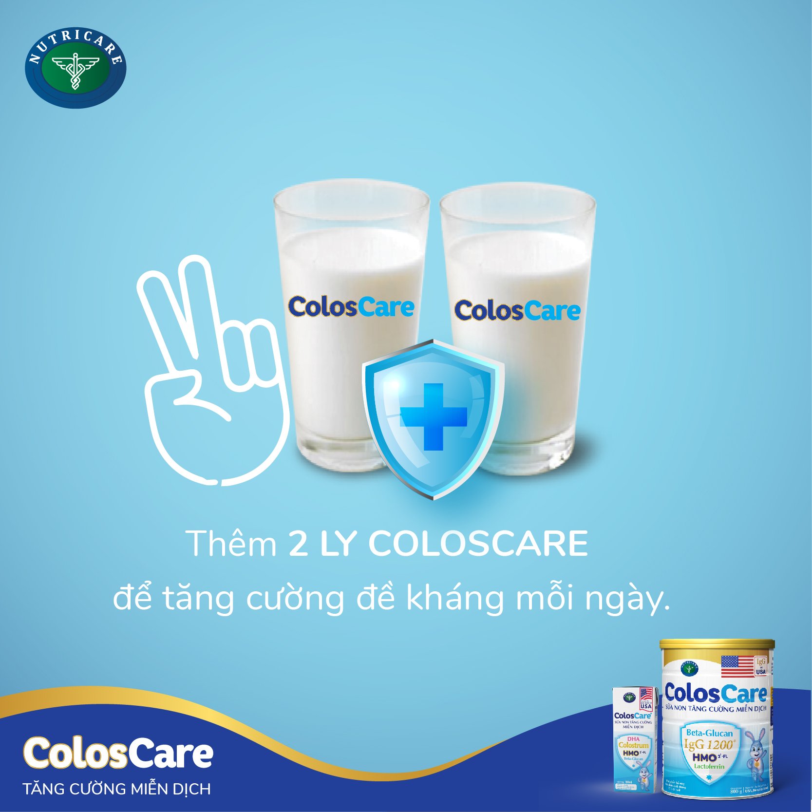 Sữa bột Nutricare Coloscare 24h 2+ 800g