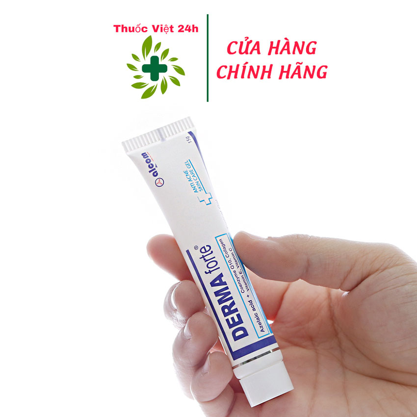 [HCM]Kem ngừa mụn DermaForte (Tuýp 15g) - mờ sẹo - thuocviet24h