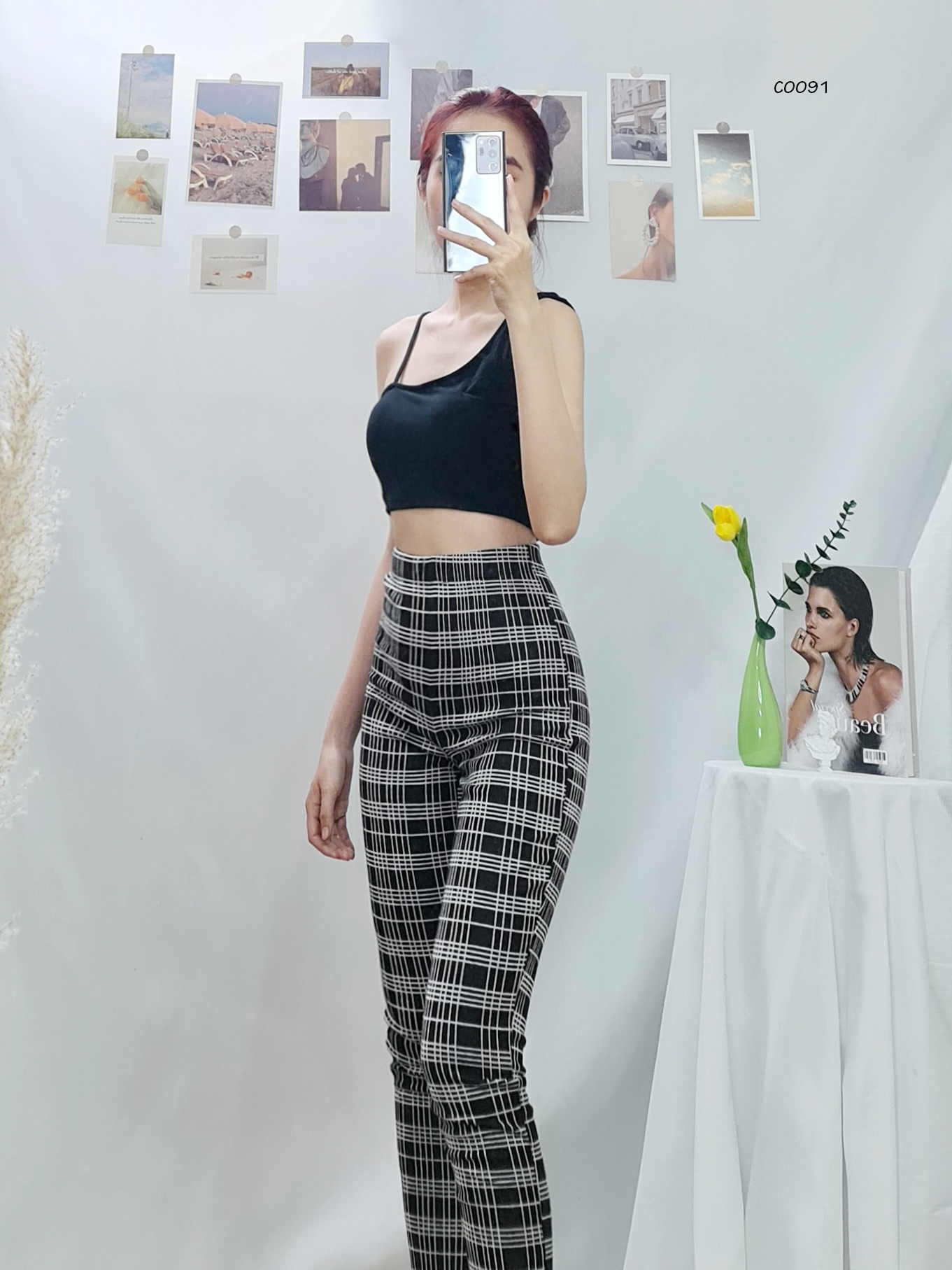 C0091 - Quần legging F21 phối sọc kiểu