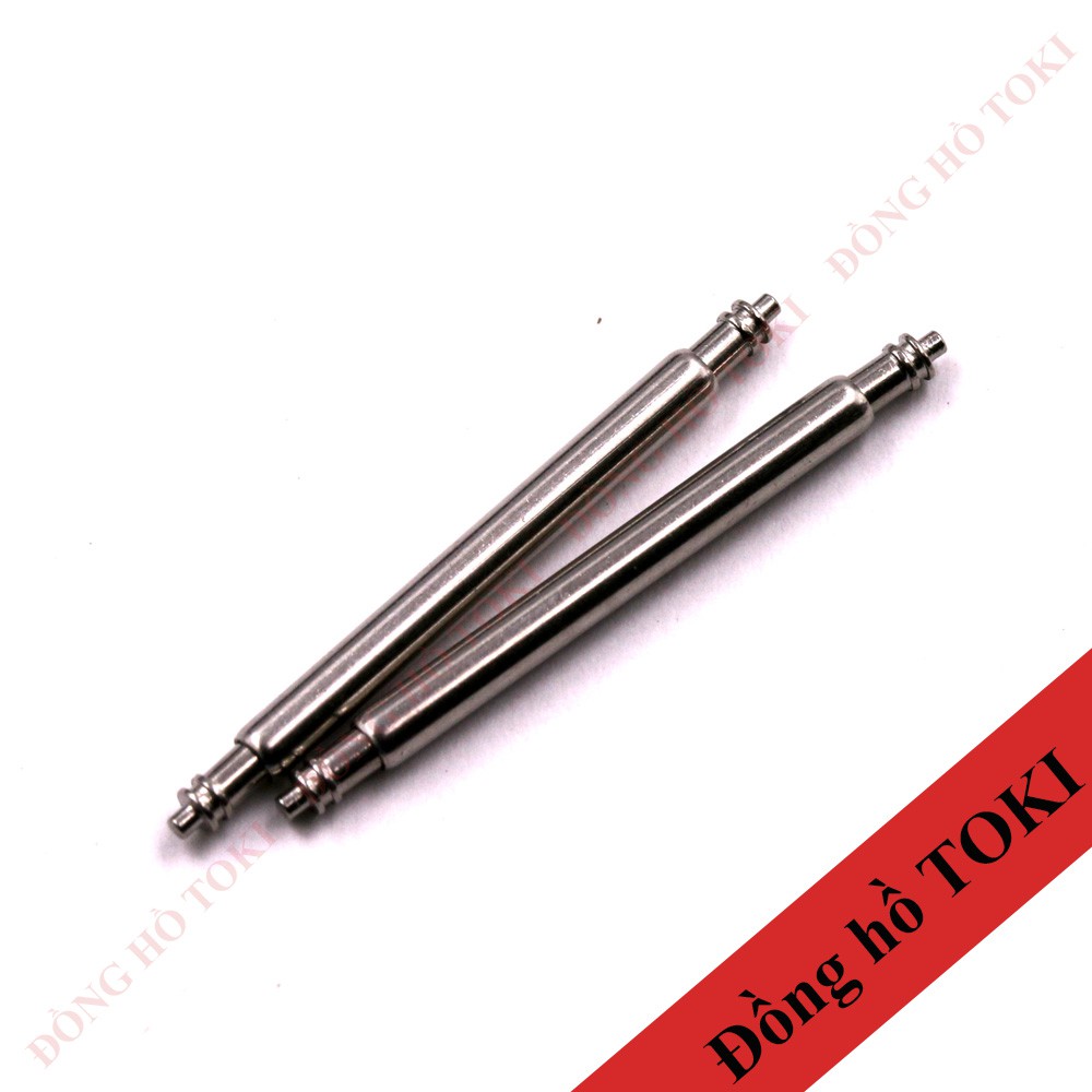 Cặp chốt đồng hồ, spring bar lò xo đường kính to 2.0mm nhiều cỡ ( 1 cặp )