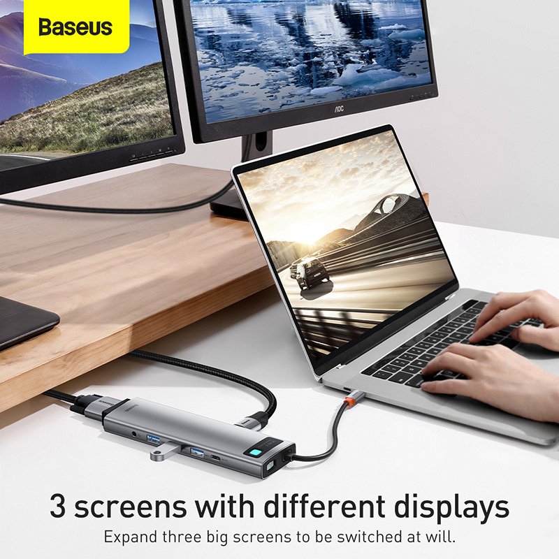 Bộ Hub chuyển đổi Baseus Gleam Series