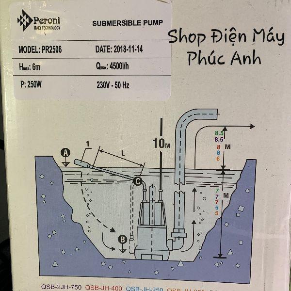 Bơm nước chìm Peroni Pr2506 250W