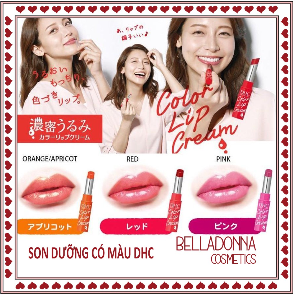 Son dưỡng môi có màu dhc pure color lip cream stick 1.5g